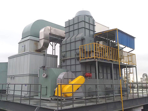 山西二室RTO蓄热式焚烧炉